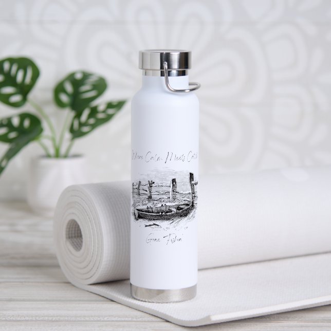 Wo Ruhe auf Fang trifft Trinkflasche (Yoga (gedreht))