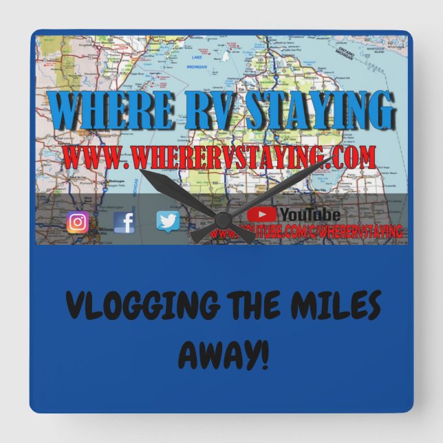 Wo RV Bleibe Uhr (Vorderseite)