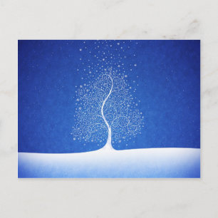 Wo Schneeflocken Geboren sind Postkarte