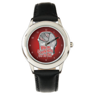 Wo Schussversuche sterben (Hockey) Armbanduhr