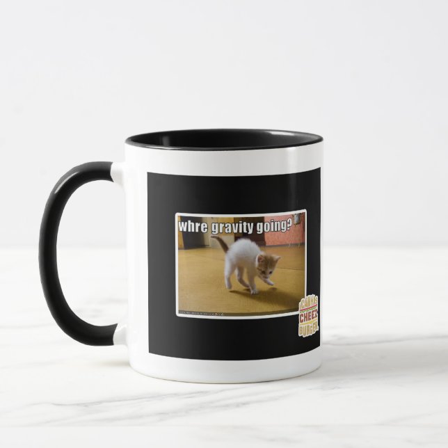Wo Schwerkraftgehen? Tasse (Links)