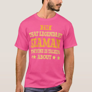 Wo Seemann Job Titel Mitarbeiter Lustiger Arbeiter T-Shirt