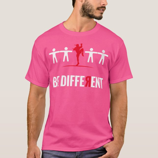 Wo sei anders Muay Thai T-Shirt (Vorderseite)