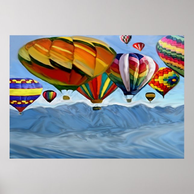 Wo sich die Flüsse verschmelzen Poster (Vorne)