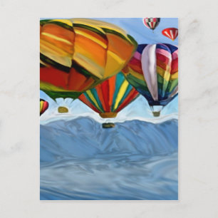 Wo sich die Flüsse verschmelzen Postkarte