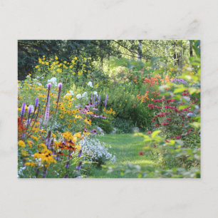 Wo sich drei Gärten treffen Postkarte