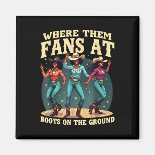 Wo sie bei Stiefeln auf der Kuhhhirte fliegen Magnet