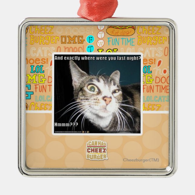 Wo Sie waren Silbernes Ornament (Vorne)