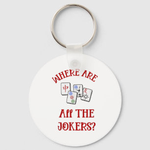 Wo sind alle Joker Funny Mahjong? Schlüsselanhänger