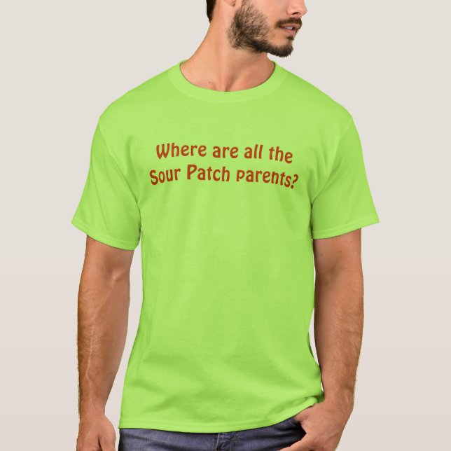 Wo sind der ganzer saure Flecken Eltern? T-Shirt (Vorderseite)
