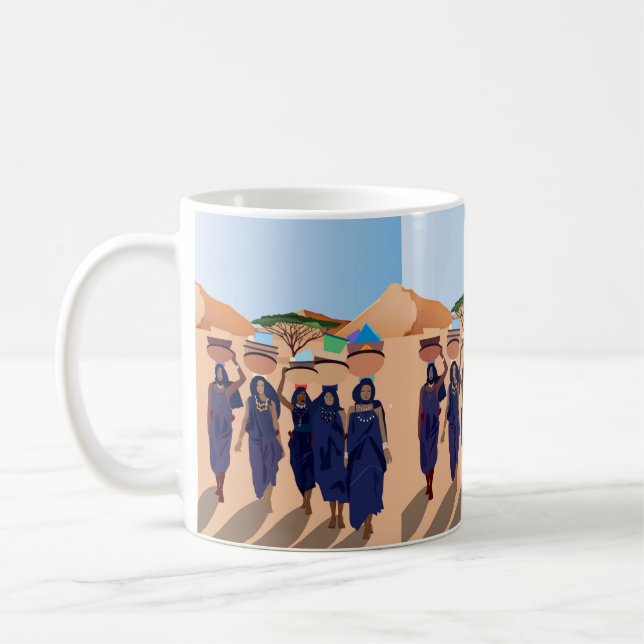 Wo sind die Babys? Kaffeetasse (Links)