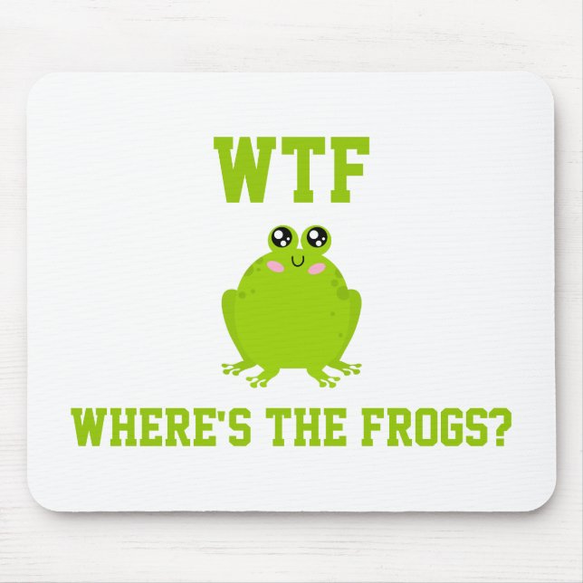 Wo sind die Frösche? Mousepad (Vorne)