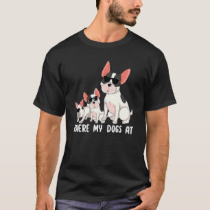 Wo sind meine Hunde? Hund T-Shirt Brille