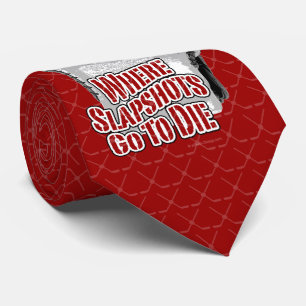 Wo Slapshots ins Die werden (Hockey) Krawatte