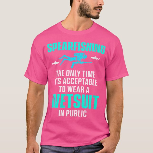Wo Spearfish nur Zeit akzeptabel, um Wetsu zu trag T-Shirt (Vorderseite)