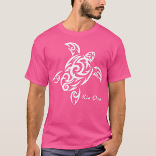 Wo Symbol Turtle New Zealand Kia Ora Culture Haka T-Shirt