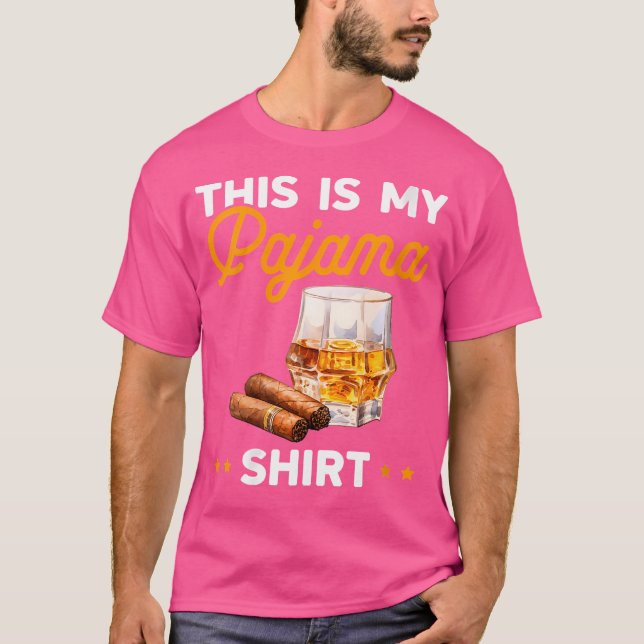 Wo This Is My Cigar And Bourbon T-Shirt (Vorderseite)