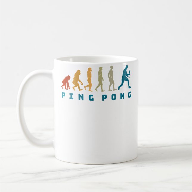 Wo Tischtennis-Evolution von Ping Pong Kaffeetasse (Links)