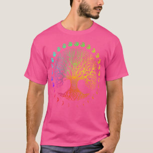Wo Tree Of Life Mondphasen T-Shirt