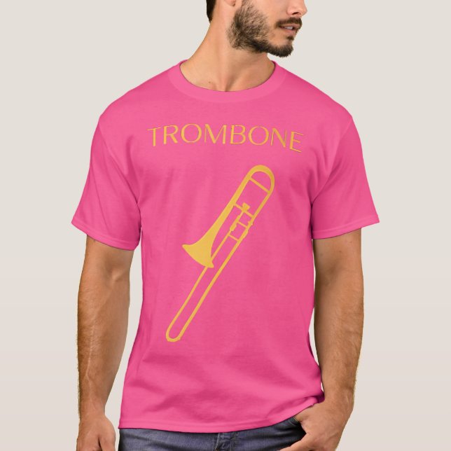 Wo Trombone Band Symphony Orchestra Trombone T-Shirt (Vorderseite)