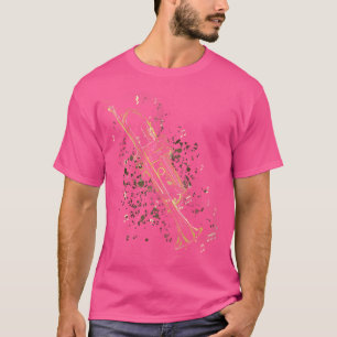 Wo Trumpet Player Jazz Trumpet Music T-Shirt