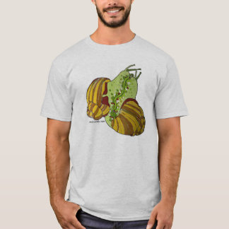 wo tun Sie, kommen Schnecken von T-Shirt