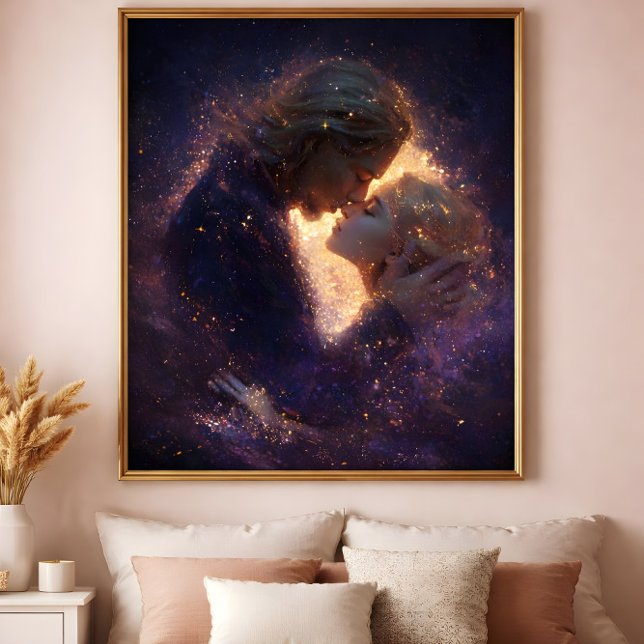 Wo unser Licht die Sterne trifft Poster (Von Creator hochgeladen)