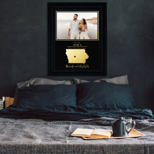 Wo unsere Reise begann Iowa Hochzeit Foto Foliendrucke