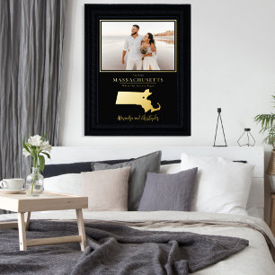 Wo unsere Reise begann Massachusetts Mi Foto Foliendrucke