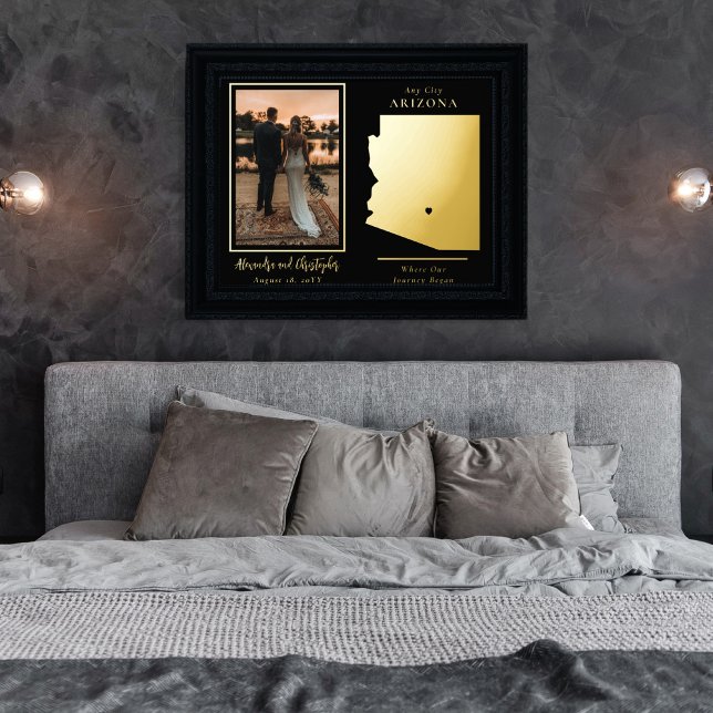 Wo unsere Reise beginnt Arizona Hochzeit Foto Foliendrucke (Von Creator hochgeladen)