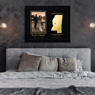 Wo unsere Reise beginnt Mississippi Hochzeitsfeier Foliendrucke