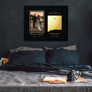 Wo unsere Reise in New Mexico Hochzeit Foto begann Foliendrucke