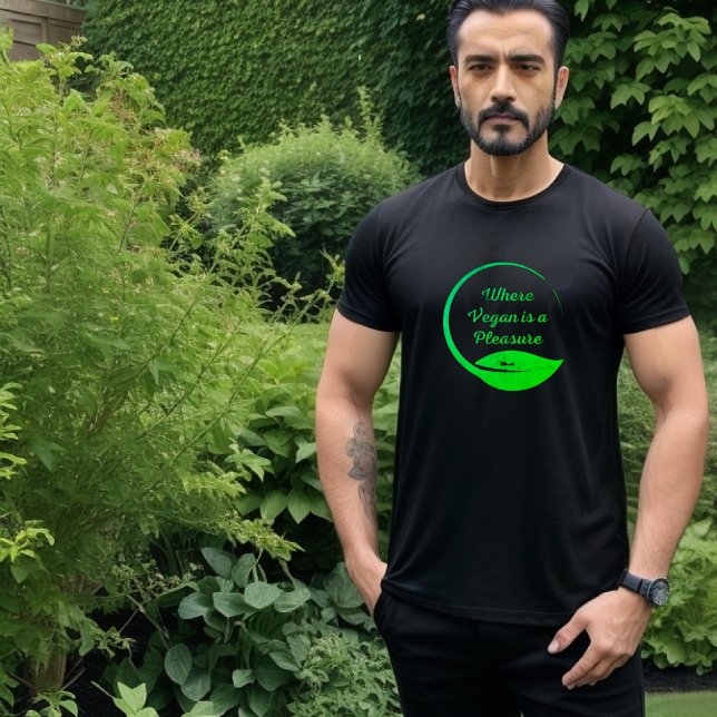 "Wo Vegan ist ein angenehmer T - Shirt" T-Shirt (Von Creator hochgeladen)