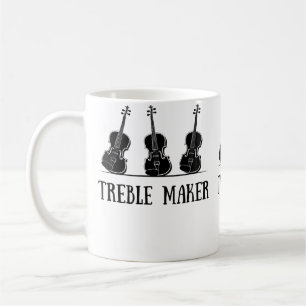 Wo Violine Diskant Hersteller Violinist Orchester Kaffeetasse