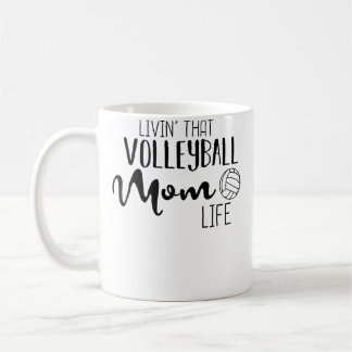 Wo Volleyball-Mama Volleyball Süße Sportarten Mutt Kaffeetasse