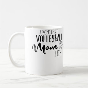 Wo Volleyball-Mutter Volleyball Süße Sportmutter F Kaffeetasse