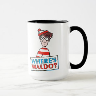 Wo Waldo Logo ist Tasse