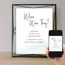 Wo waren sie Brautparty Green Wash? Poster