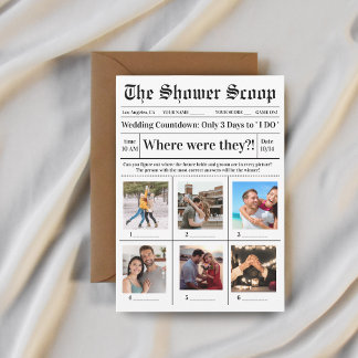 Wo waren sie Brautparty Party Hochzeitsspiel Einladung