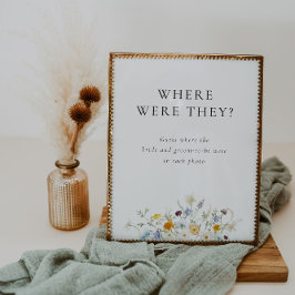 Wo waren sie unterschreiben? poster