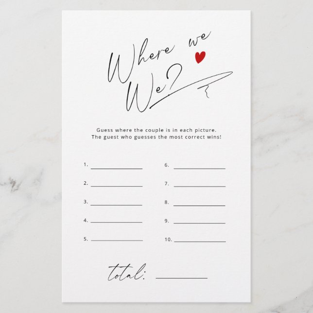 Wo waren wir bei Simple Script Brautparty? (Vorderseite)