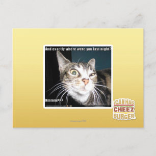 Wo warst du? postkarte