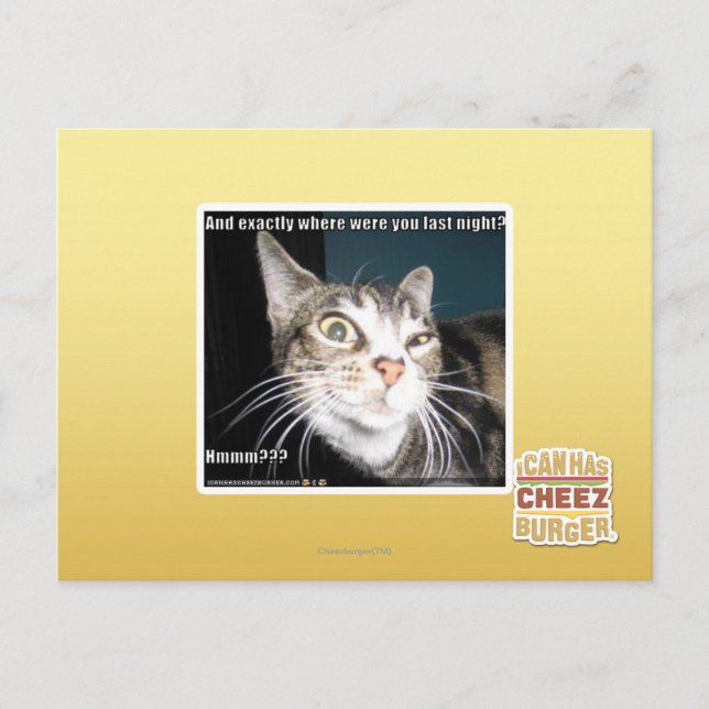 Wo warst du? postkarte (Vorderseite)