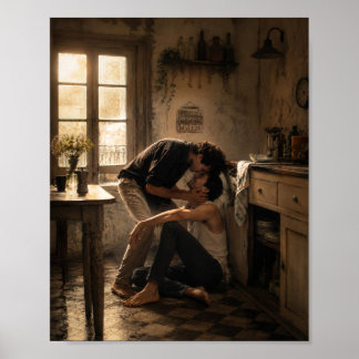 Wo wir lachend zusammenbrachen | Gay Art Project Poster