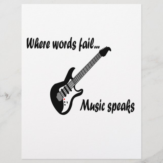 Wo Wörter Versagt werden, spricht Musik (Vorderseite)