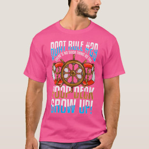 Wo Yachting Spaß Segeln Seemann Yachtsman Nautisch T-Shirt