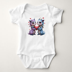 Wo zwei Seelen sich für immer wählen Baby Strampler