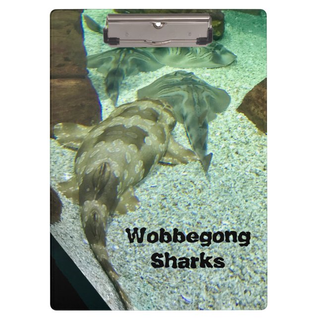 Wobbegong Sharks Klemmbrett (Vorderseite)