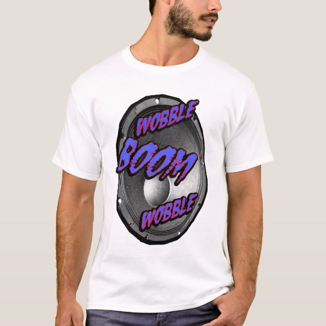 Wobble-Boom-Shirt Schmutz das dubstep der Männer T-Shirt (Vorderseite)