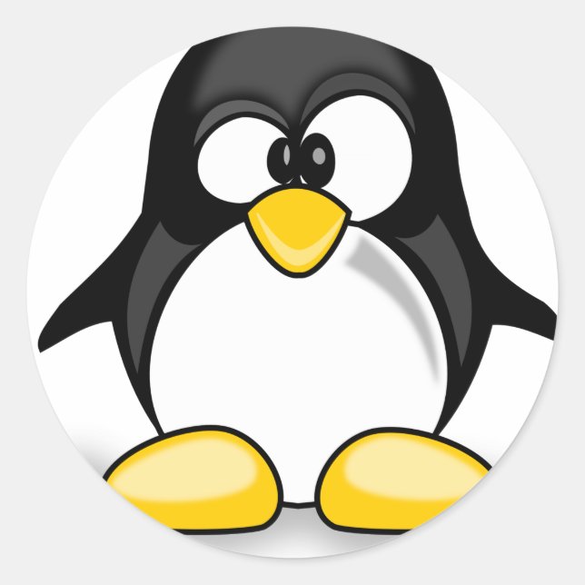 Wobbly Pete Runder Aufkleber (Vorderseite)